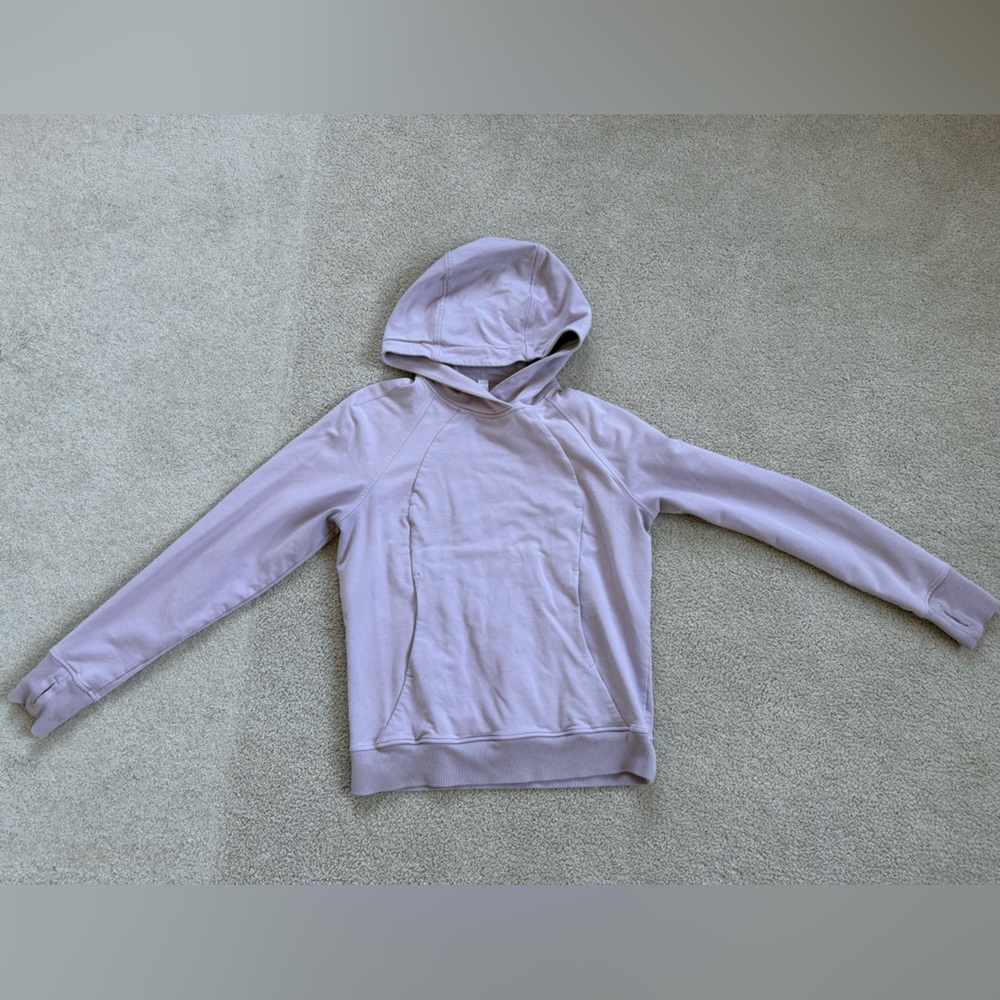Lululemon Pullover Hoodie Size 4 Lavender Purple Relaxed Fit
